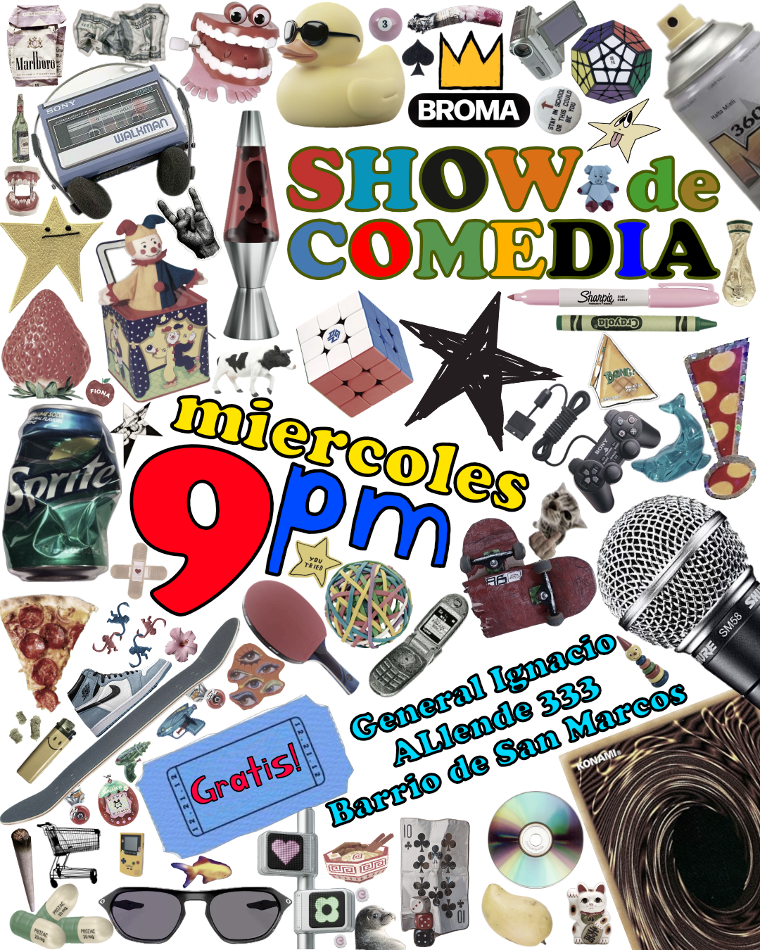 Flyer Open Mic Aguascalientes