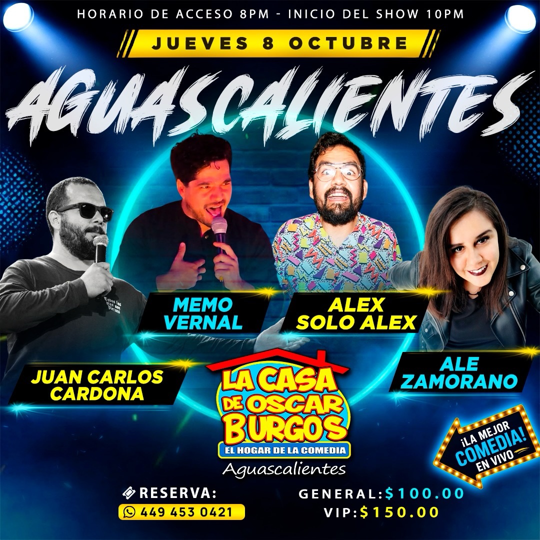 Juan Carlos Cardona, Alex Solo Alex junto con Memo Bernal y Ale Zamorano en la casa de Oscar Burgos